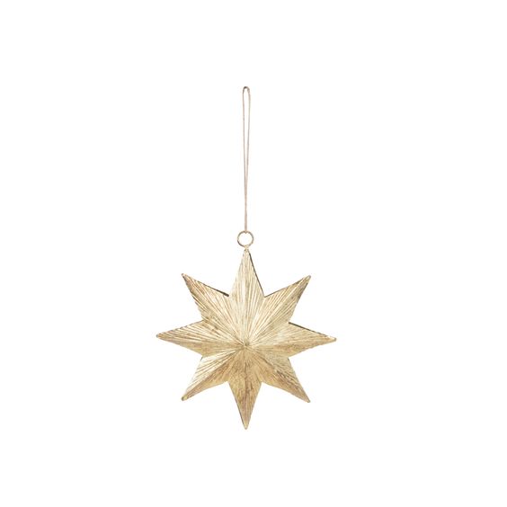 Brass Star Ornaments- 2 Sizes