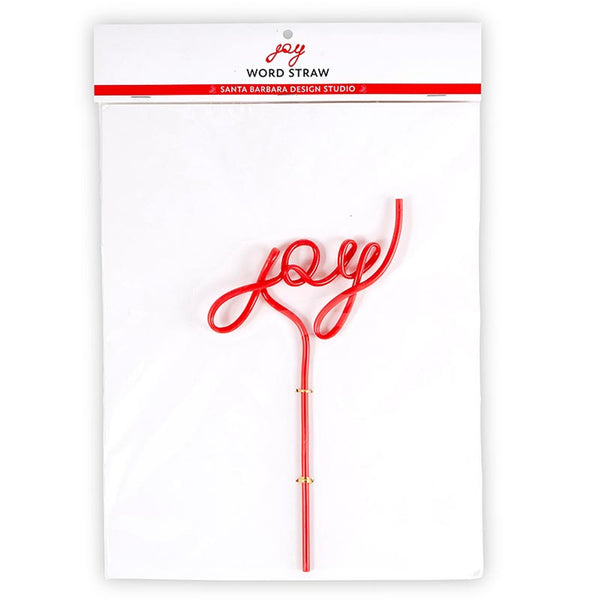 JOY Word Straw