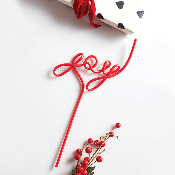 JOY Word Straw