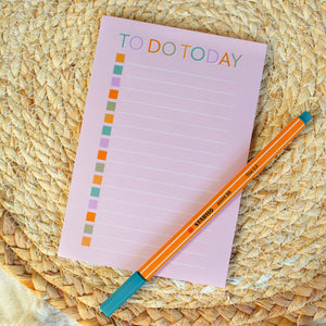 TO-DO TODAY 4X6 STICKY NOTE PAD