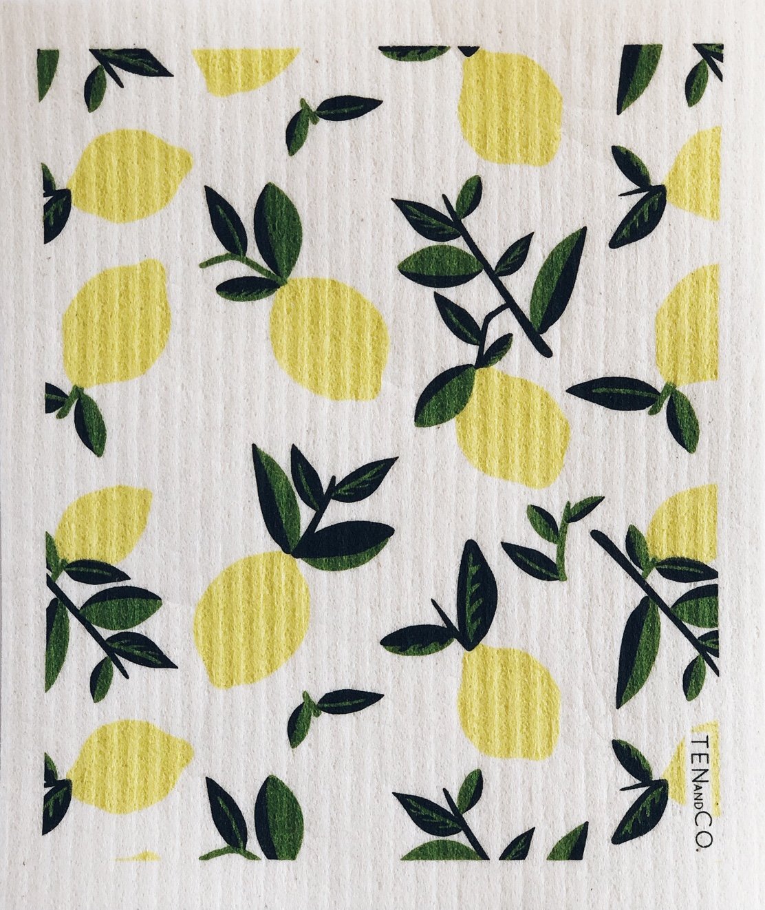 Lemons - Swedish Dishcloth