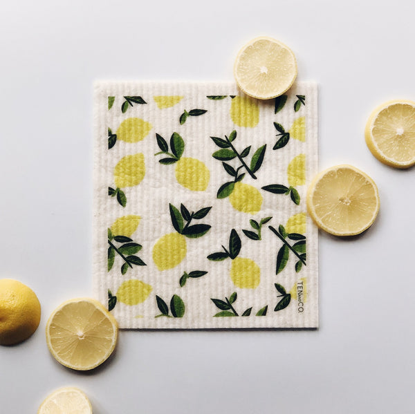 Lemons - Swedish Dishcloth