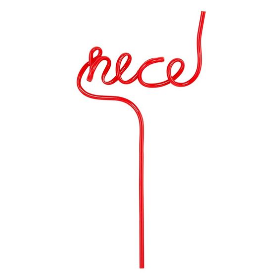 NICE Word Straw