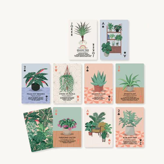 Plant Lovers Playing Cards