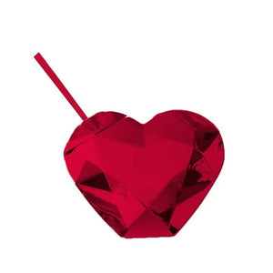Red Heart Tumbler Cup