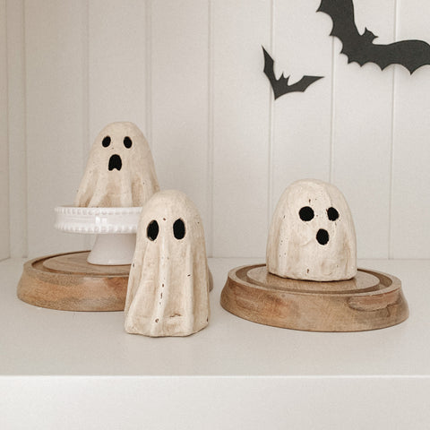 Small Paper Mâché Ghost