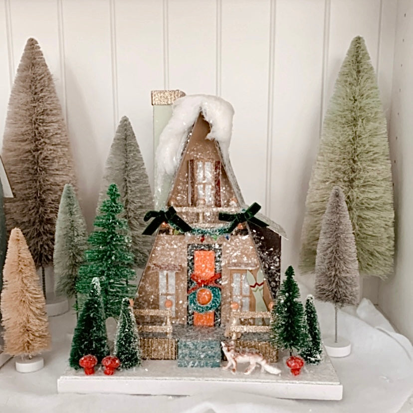 The Cabin Glitter Holiday House
