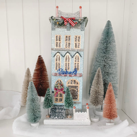 The Winter Bakery Glitter Holiday House