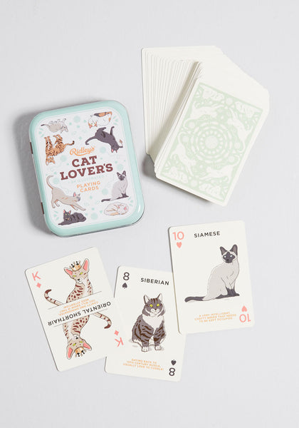 Cat Lovers Playing Cards