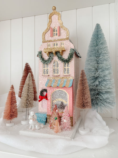 Winter Patisserie Glitter Holiday House